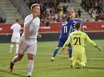 AMBITIØS. Viktor Fischer spillede en god landskamp mod Liechtenstein. 