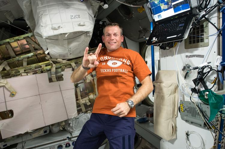 RUMTOGT. Andreas Mogensen under sit ophold på Den Internationale Rumstation. 