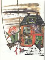 Genistreger. Sille får liv og kulør i Jenz Koudahls streg. Illustration fra bogen. 