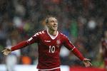 KASSE. Christian Eriksen har scoret et pragtmål i Parken mod Armenien. 