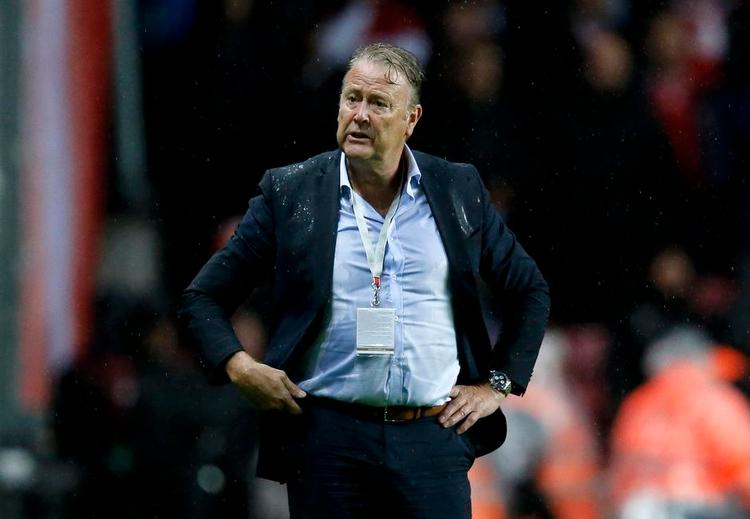 Tilfreds. Landstræner Åge Hareide havde gerne set lidt flere danske mål mod Armenien, men spillemæssigt havde han kun ros til overs for sit unge mandskab. Foto: Jens Dresling 