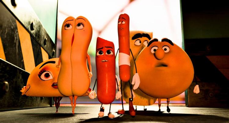 Slænget. Blandt skuespillerne som lægger stemmer til grill-favoriterne, finder man navne som Seth Rogen, Kristen Wiig, Jonah Hill og Bill Hader. 