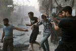 Krigen i Syrien er gået hårdt ud over civilbefolkningen, som her i Aleppo, der har været under belejring i månedsvis. 