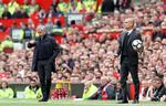 Mourinho/Guardiola. Spanieren (th.) og City tog sejren mod Mourinho og co. 