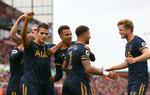 Storsejr. Tottenham-jubel i Stoke, der igen måtte indkassere mange mål. 