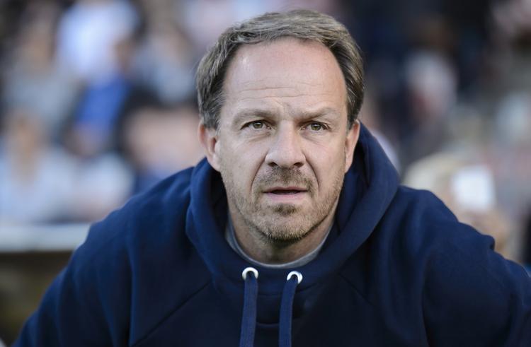 Brøndby-træner Alex Zorniger kunne ikke være tilfreds med præstationen i den første hjemmekamp i sæsonen, hvor Brøndby mistede point på hjemmebane

  