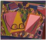 Stilleben. Danskeren Tal R har - morsomt - givet sit billede fra 2016 den svenske titel 'Glasögon', på grund af brillerne på bordet. 