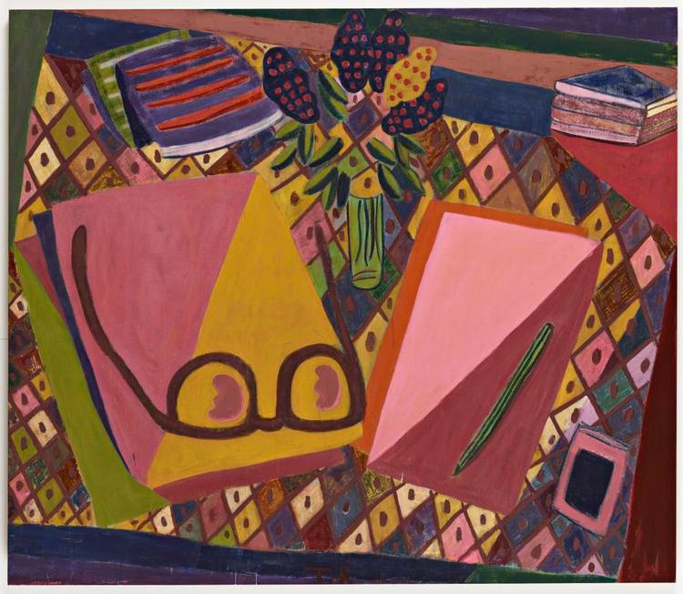 Stilleben. Danskeren Tal R har - morsomt - givet sit billede fra 2016 den svenske titel 'Glasögon', på grund af brillerne på bordet. 