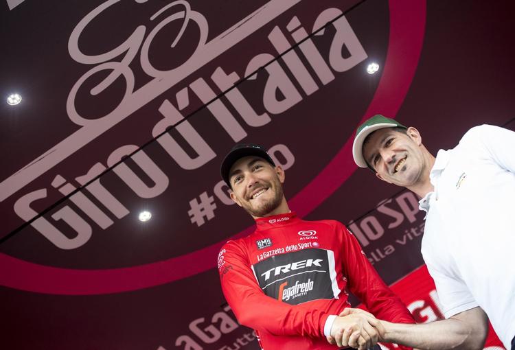 MESTER. Giacomo Nizzolo (tv.) har rejst sig siden den afsluttende skuffelse i Giroen, og han kan blive vigtig for Italien ved det kommende VM i Qatar. 