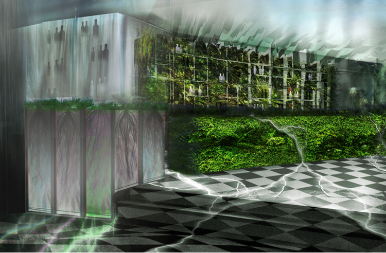 Magisk. Nyd en afslappet Pina Colada eller byens dyreste kildevand i klubbens bar. Foto: Visualisering af baren 