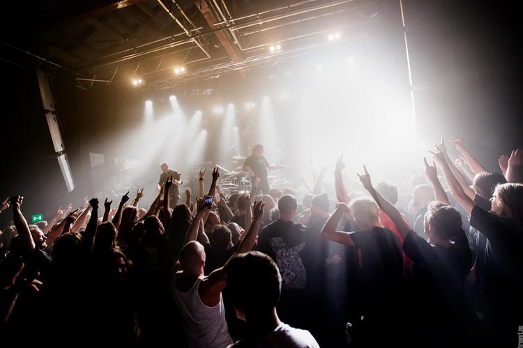 Koncert. Her spiller Cattle Decapitation i Pumpehuset i 2014. 