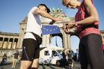 Politikens rundrejse slutter ved triumfbuen i parken Cinquantenaire nær EU-hovedkvarteret i Bruxelles. 