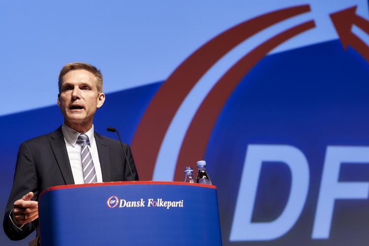 Formandstale. Dansk Folkeparti holder i øjeblikket landsmøde i Herning Kongrescenter. 