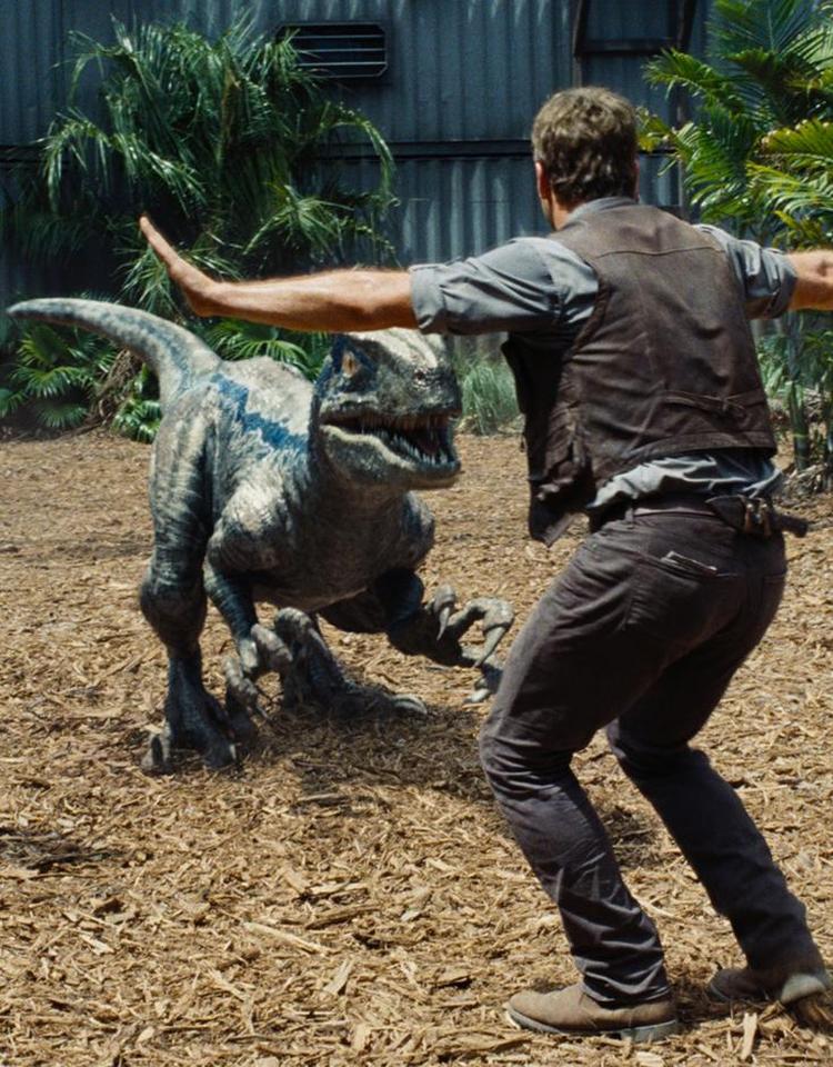 dino. 'Jurassic World' er ud over digitale effekter (billedet) også gået tilbage til skumgummidinosaurer. 