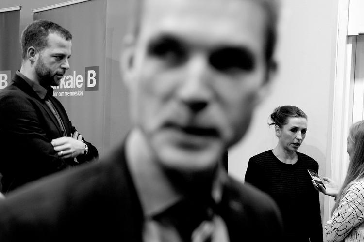 SAMARBEJDE. Mette Frederiksen taler i rosende vendinger om samarbejdet med Dansk Folkeparti. 