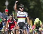 Ustyrlig. Peter Sagan vandt historiens første europamesterskab. 