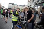 CYKELPROBLEMER. Selv cyklisterne havde svært ved at komme frem. 