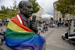 MANGFOLDIGHED. Gunnar Nu Hansen kom uforvarende til at stå midt i Copenhagen Pride zonen på Østerbro. 