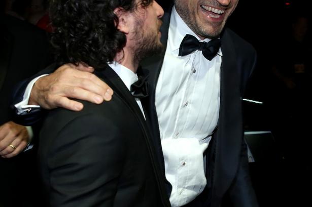 Kit Harington og Nikolaj Coster-Waldau i højt humør. 