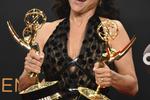 Julia Louis-Dreyfus fik sig to Emmy´er for den politiske satire-serie 'Veep' - og så var hun glad. 