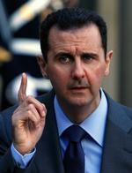 Partifolk vender ryggen til Syriens leder