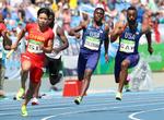 KIKSER. På 4x100 meter ved OL i Rio gik det igen galt for USA, da Tyson Gay (th.) var med. Det endte med en diskvalifikation og en mistet bronzemedalje. 