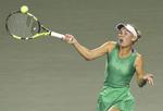 Vinder. Caroline Wozniacki har den seneste måned sendt den dårlige form væk og erstattet den med storspil. 