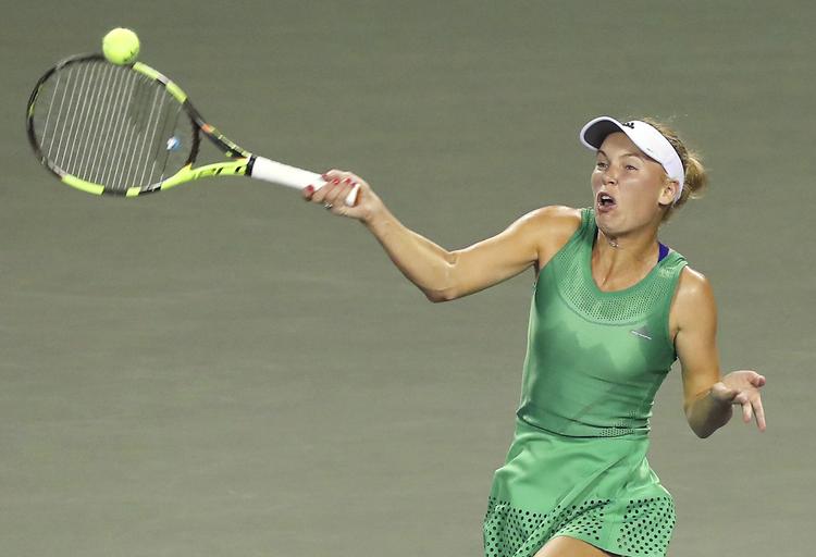 Vinder. Caroline Wozniacki har den seneste måned sendt den dårlige form væk og erstattet den med storspil. 