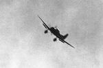 Et af de japanske kampfly under angrebet på Pearl Harbor. 