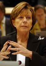 Skjult. Neelie Kroes tav om Bahamasselskab, da hun blev EU-Kommissær i 2004. 