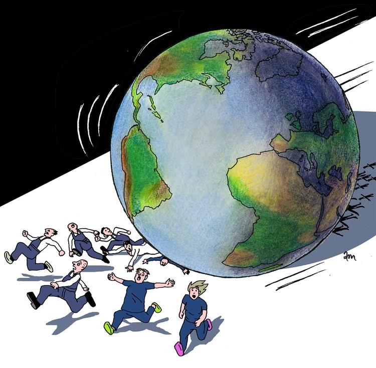 Tegning. Anne-Marie Steen Petersen 