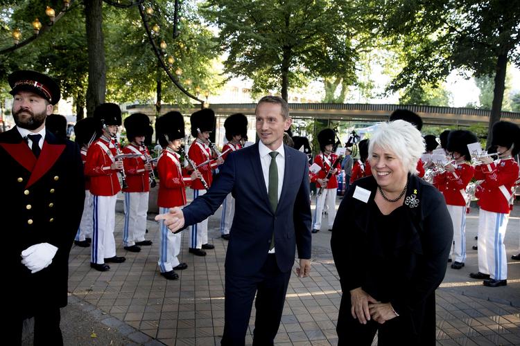 Marina Kaljurand var i september sidste år i Tivoli sammen med udenrigsminister Kristian Jensen. Det skete som optakt til et nordisk-baltisk udenrigsministermøde. 