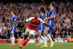 Jubiiii. Theo Walcott jubler efter målscoring. 