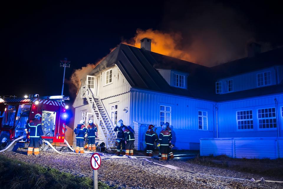 Svinkløv badehotel brændt ned