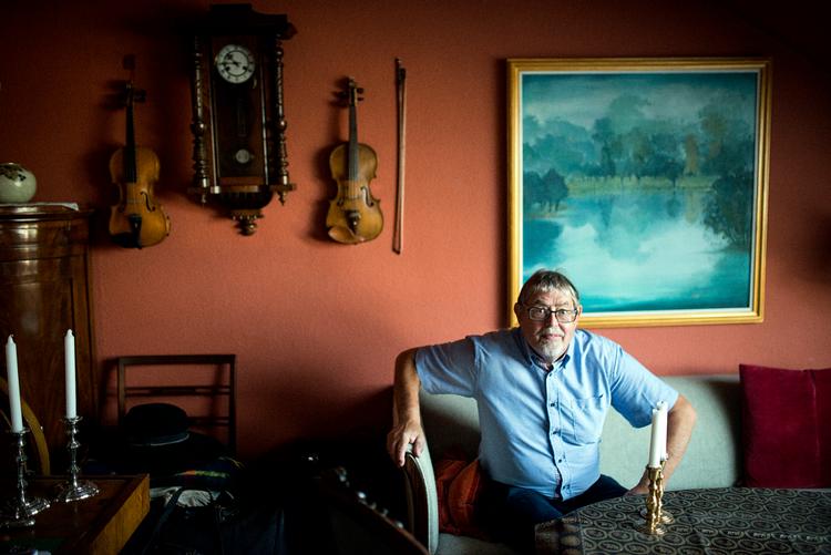 FRI. Klaus Helsøe er pensionist og har ingen planer om at forvandle friværdien i sin lejlighed til kontanter. Ny undersøgelse viser, at godt 95 procent af alle pensionister tænker som ham. Foto: Cicilie S. Andersen 