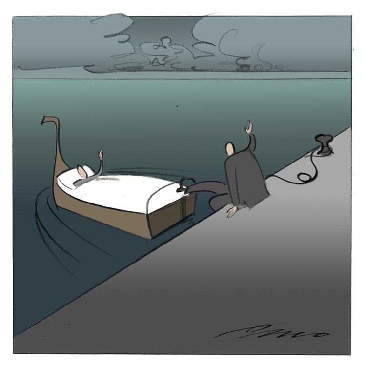 Tegning: Per Marquard Otzen (arkiv) 