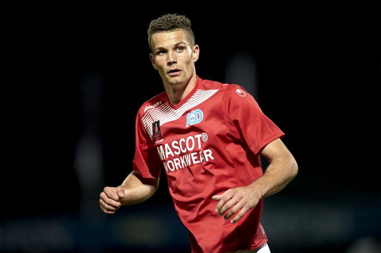 Matchvinder. Helenius undlod at juble, da han havde scoret til 4-3. 