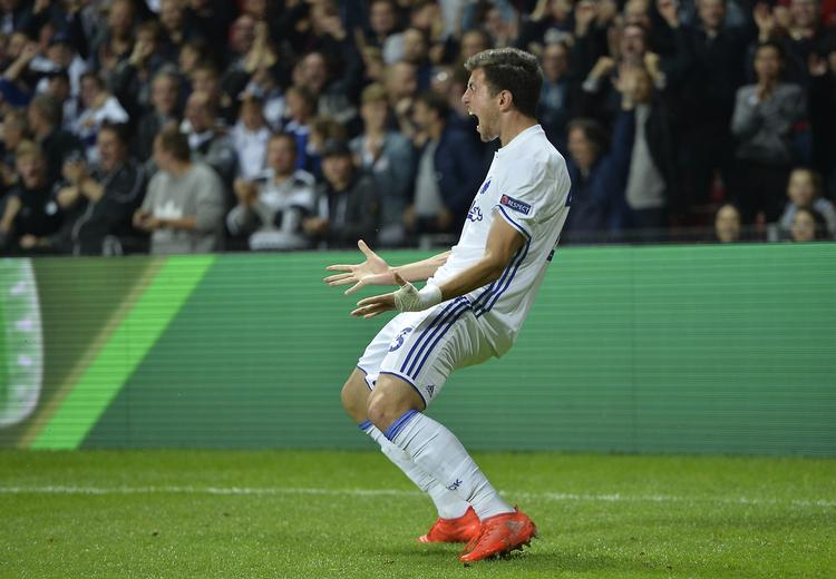 Konkurrence. Andrija Pavlovic’ ankomst til FCK har været med til at presse Santander og Cornelius til at levere på et højere niveau. 