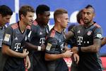 Topform. Joshua Kimmich (nr. 2 fra højre) og de andre Bayern-stjerner har endnu ikke tabt i denne sæson. 