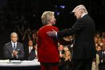 SEERSTORM. Millioner var vidne til de oratoriske sværdslag mellem Hillary Clinton og Donald Trump mandag nat dansk tid. 