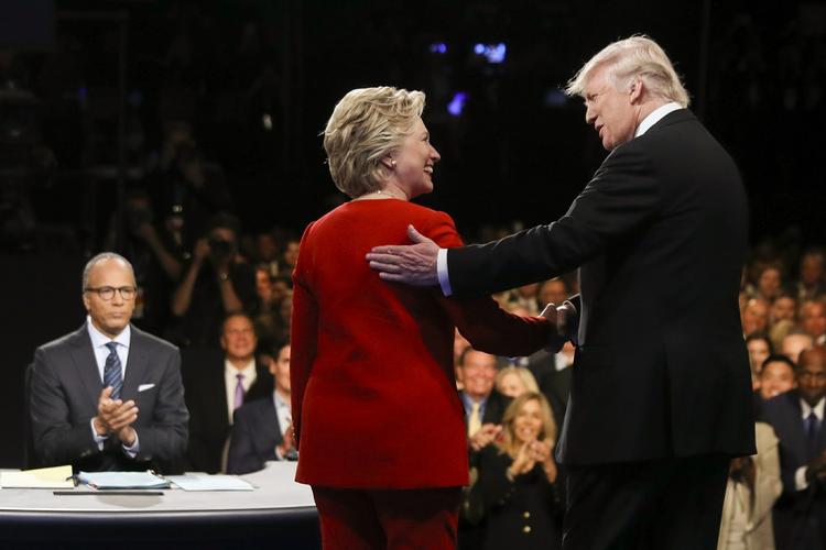 SEERSTORM. Millioner var vidne til de oratoriske sværdslag mellem Hillary Clinton og Donald Trump mandag nat dansk tid. 