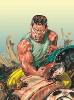 Amok. Det var barske sager, da den hjernetunede kopimaskinerobot løb løbsk uden sin ejer i farver og i firserne. Billede fra tegneserien 