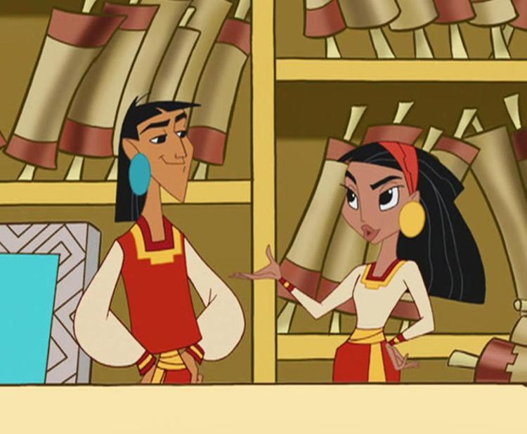 Afhængighed. Hver fredag kører landets unger Disney ind med sukker. Her er det fra tegneserien 'Kejserens nye skole'. 