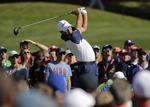 vinderhold. Amerikaneren Patrick Reed på vej mod sejren. 