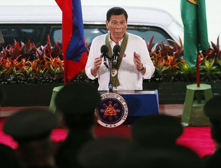 Hårdtslående. Præsident Rodrigo Duterte er kendt for sine opsigtsvækkende udmeldinger om alt fra regeringsledere til narkohandlere. 