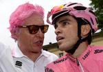 Galning? Oleg Tinkov (Tv) fik ikke det ud af Contadors ansættelse, som han havde håbet. 