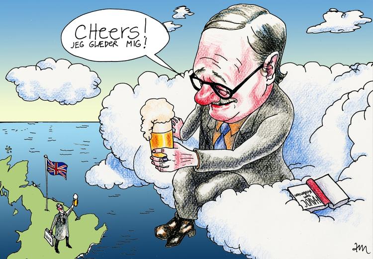 Samarbejde. En britiske bankmand har købt rettighederne til Tom Kristensens 'Hærværk' og udgiver den selv i England. 