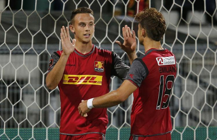 VARM. Marcus Ingvartsen scorer flittigt i FCN-trøjen, men han gør det også godt på U21-landsholdet. 