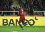 MÅLMAGER. Cristiano Ronaldo gjorde det igen - scorede en stribe mål for europamestrene fra Portugal. 