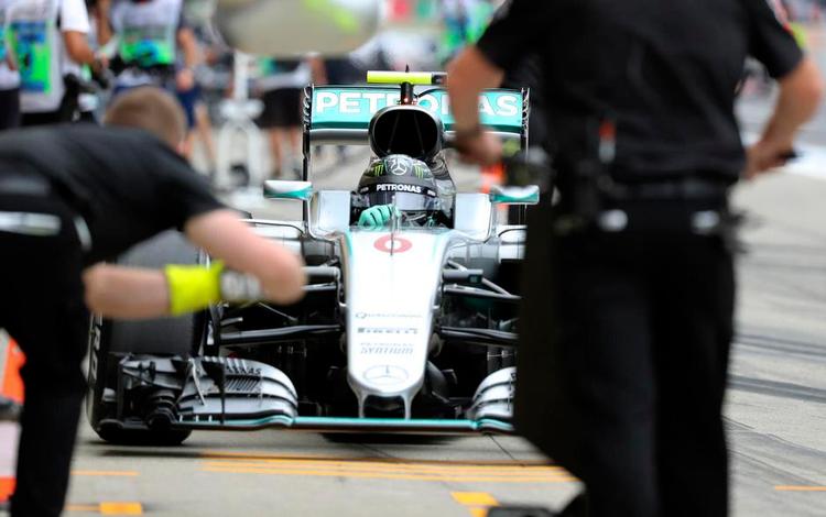 Favorit. Nico Rosberg starter i poleposition for 30. gang i karrieren. 